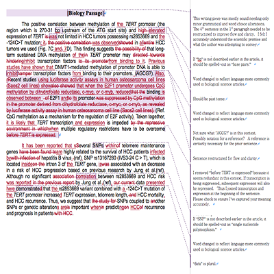 Biology after editing
